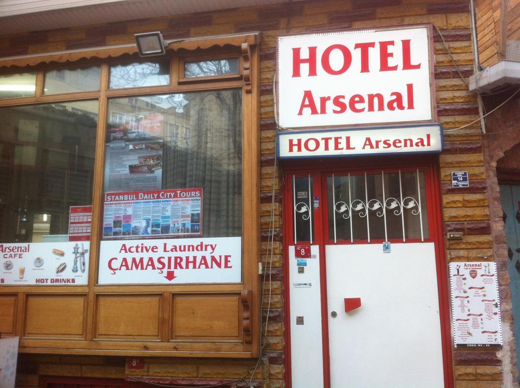 Arsenal Hotel Istanbul Exterior foto